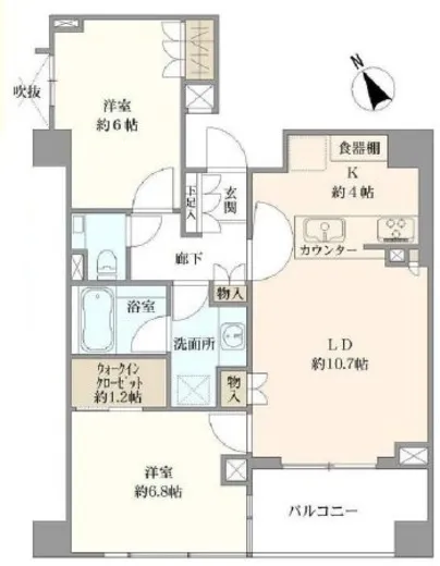ザ・パークハウス上目黒ピアース 1階 63.01㎡
