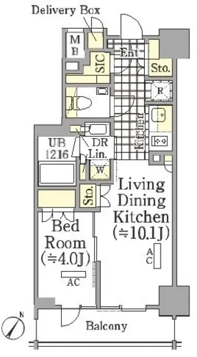 ザ・パークワンズ三軒茶屋 3階 36.38㎡