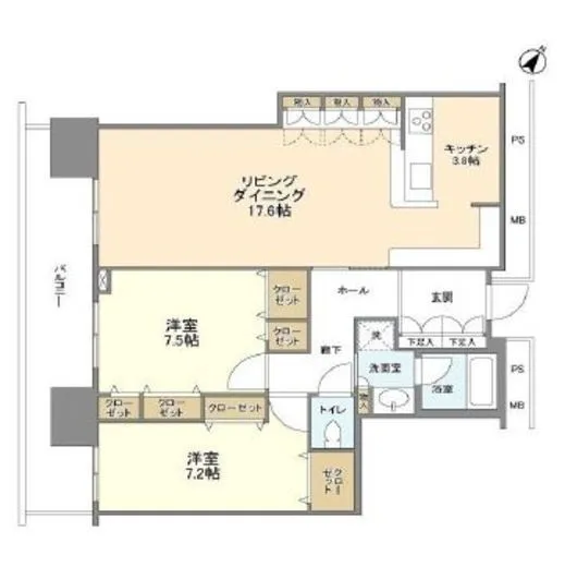 リガーレ日本橋人形町 16階 87.06㎡