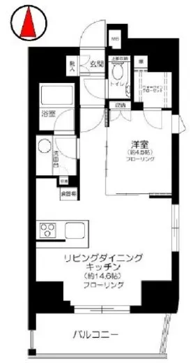 イトーピア目白カレン 3階 45.59㎡