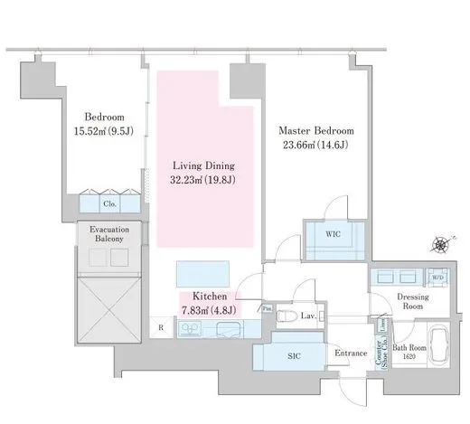 セントラルパークタワー・ラ・トゥール新宿ファースト 2803