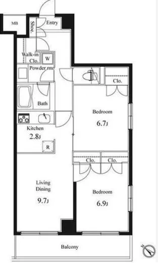 プライマル小石川 4階