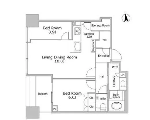 白金ザ・スカイ 27階 56.72㎡