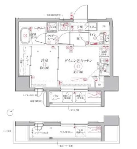 クレイシアＩＤＺ王子アーバンヒルズ 4階