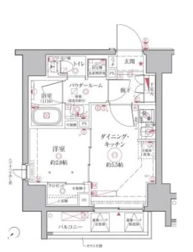 クレイシアIDZ王子アーバンヒルズ 7階