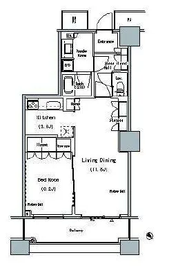 THE TOKYO TOWERS MIDTOWER 11階 53.81㎡