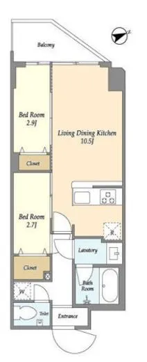 アルファコート亀戸２ 201