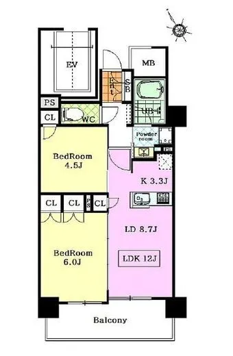 プラウドシティ小竹向原 10階 51.67㎡