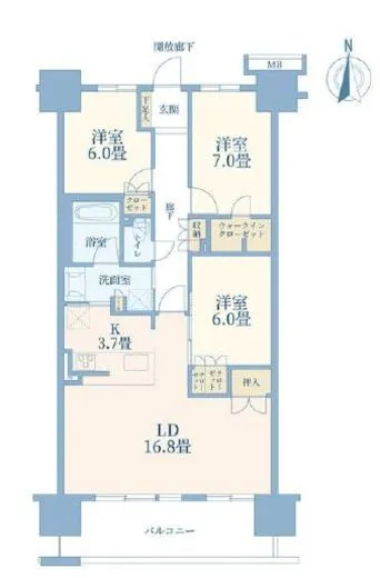 ヴェレーナ王子 9階 90.11㎡
