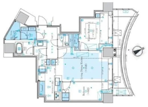 パークコート神宮北参道ザタワー 21階 70.82㎡