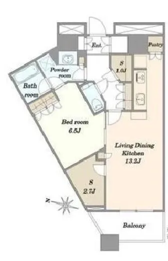 勝どきザ・タワー 5階 58.25㎡
