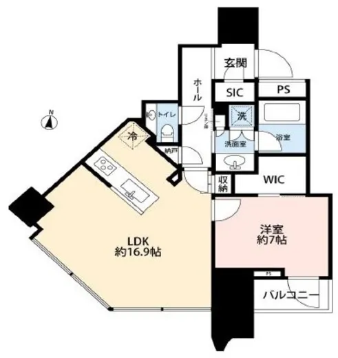 パークコート渋谷ザタワー 410階 59.64㎡