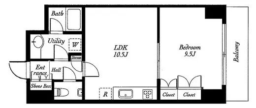 シティプラザ恵比寿 12階 45.23㎡