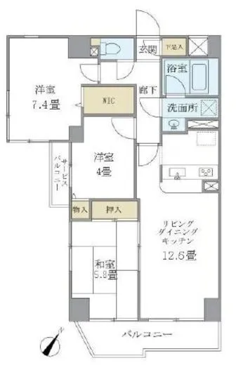 ＫＤＸレジデンス二子玉川 201