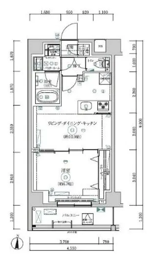 ＲＥＬＵＸＩＡ　森下Ⅱ 4階 40.95㎡