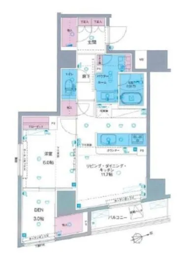 ジェノヴィア駒込駅グリーンヴェール 4階