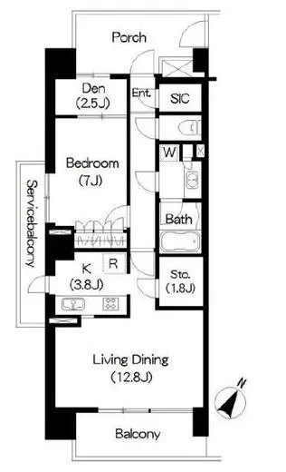 Ｂｒｉｌｌｉａ　ｉｓｔ　三軒茶屋　ブラッサムテラス 313