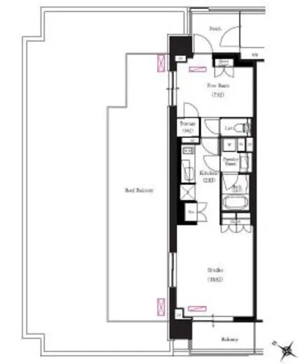 Ｂｒｉｌｌｉａ　ｉｓｔ　三軒茶屋　ブラッサムテラス 701