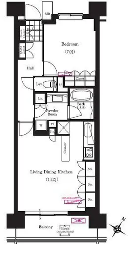 Ｂｒｉｌｌｉａ　ｉｓｔ　三軒茶屋　ブラッサムテラス 707