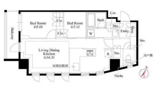 ３４３レジデンス目黒Ⅱ（オープンレジデンシア） 703