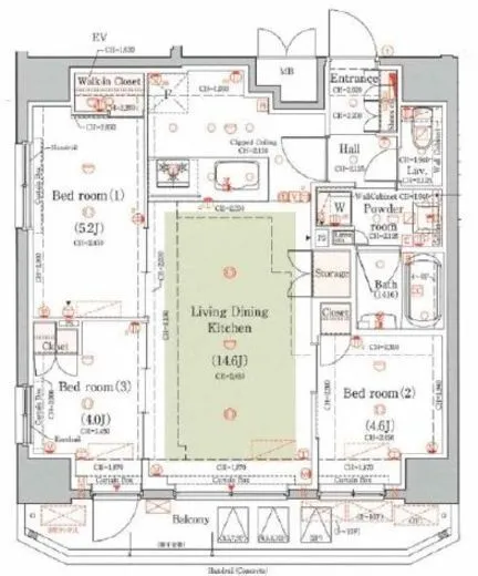レジデンスノーブル三ノ輪 4階 60.91㎡