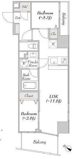 ルミーク北品川 804