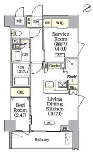 ＯＲＳＵＳ清澄白河リバーフロント 401