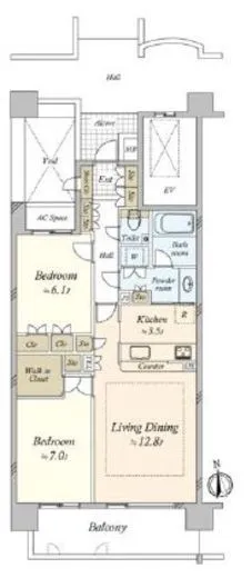 ファミールグラン高井戸デュープレックス 8階
