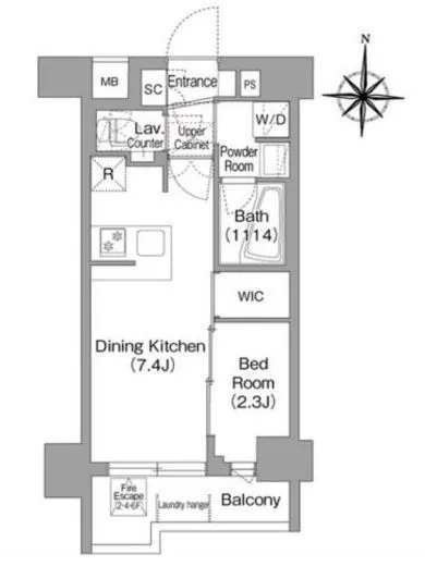 コンフォリア・リヴ品川戸越 308