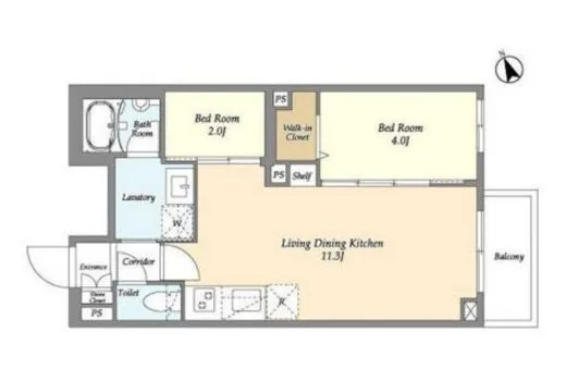 ウェルスクエア恵比寿Ⅱ 202