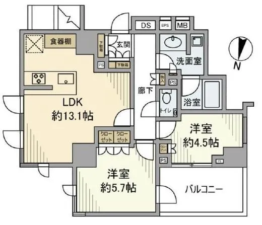 ブランズ文京小石川パークフロント 6階