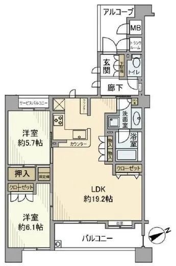 ニューライズシティ東京ベイハイライズ 17階