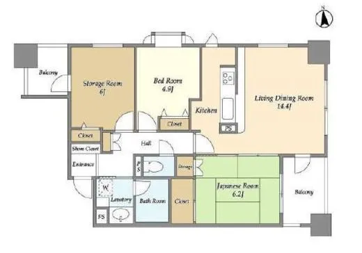 レクセルマンション上野松が谷 601