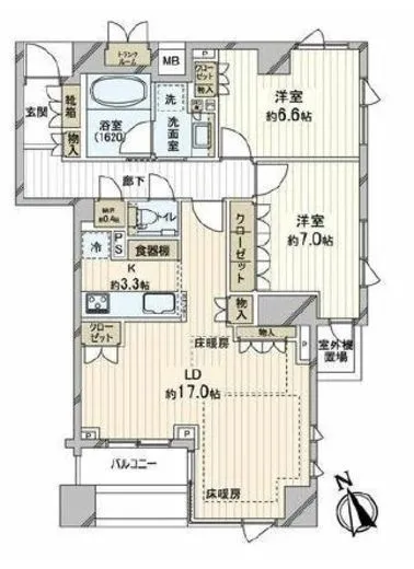 プラウド市ヶ谷仲之町ヒルトップ 4階