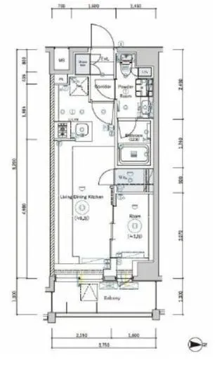 SYFORME TAKADANOBABAⅡ (シーフォルム高田馬場Ⅱ) 5階