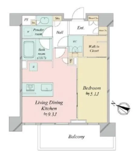 ラコント都立大学 9階