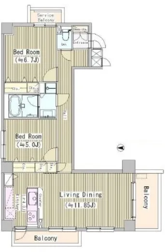 プラムコート東中野 110
