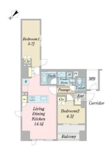 オークスクエア日本橋馬喰町 2階