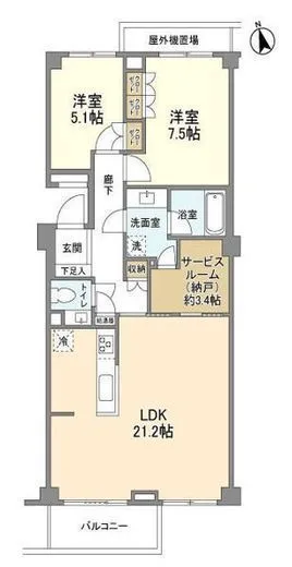 ＰＡＴＨ世田谷下馬 2階 82.36㎡