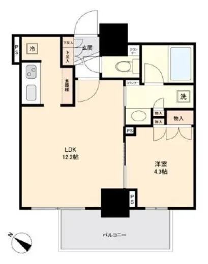 D'クラディアイヴァン初台 12階