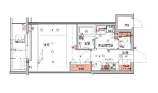 ハーモニーレジデンス菊川ステーションフロント 4階