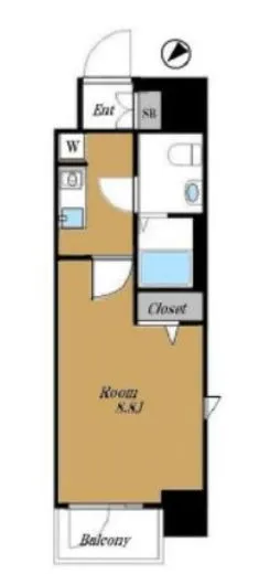 フィース蔵前 8階