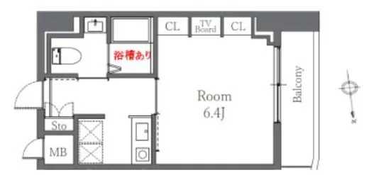 Totsu Residence Shiba (東通レジデンス芝) 404