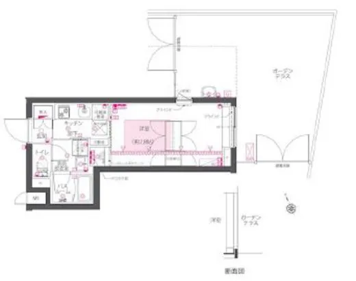 ZOOM西早稲田 1階 26.6㎡