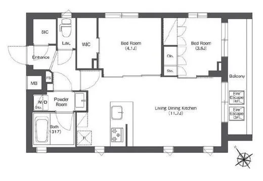 コンフォリア不動前 210