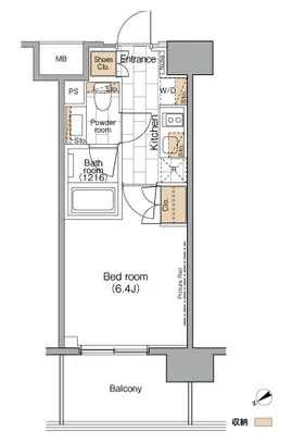 パークハビオ目黒リバーサイド 406