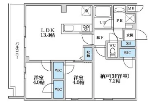 Ｓ－ＲＥＳＩＤＥＮＣＥ富士見ヶ丘ａｆｆｏｒｄ 303