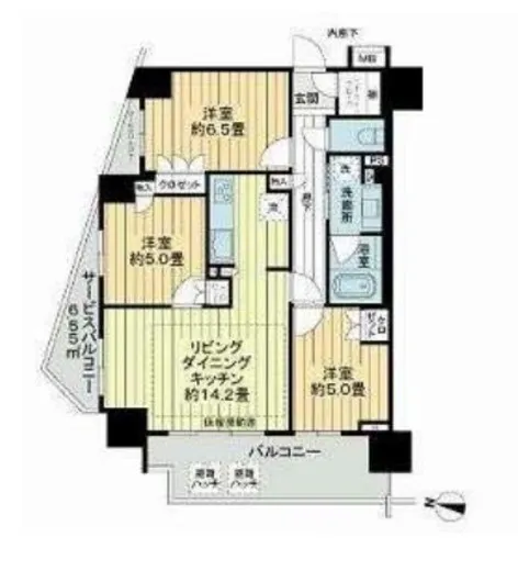 クレヴィア世田谷砧 5階 70.05㎡