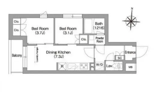 コンフォリア・リヴ南品川 320