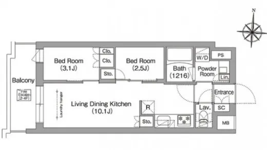 コンフォリア・リヴ南品川 323